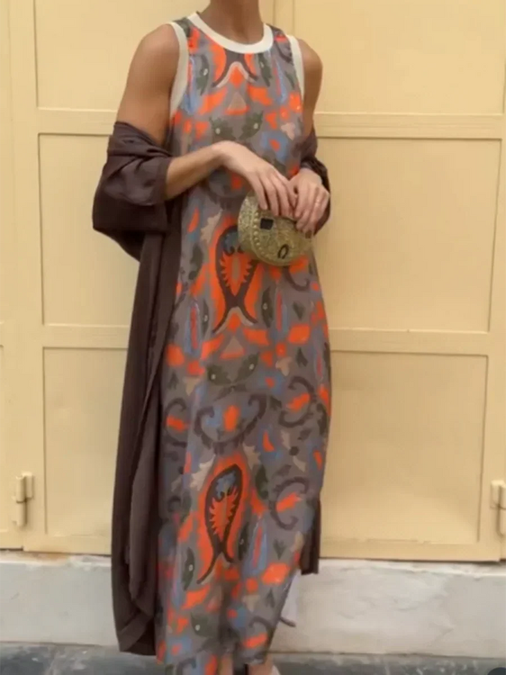 Vestido de dos piezas bohemio chic