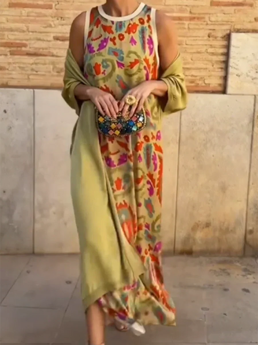 Boho Chic Two-Piece Dress