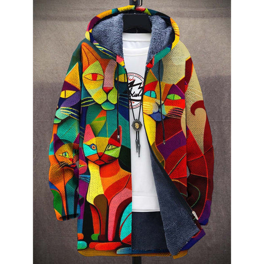 Artistic Pattern Cozy Jacket
