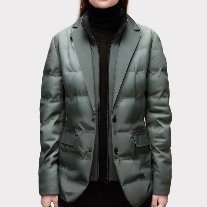 Women’s Structured Puffer Style Winter Jacket