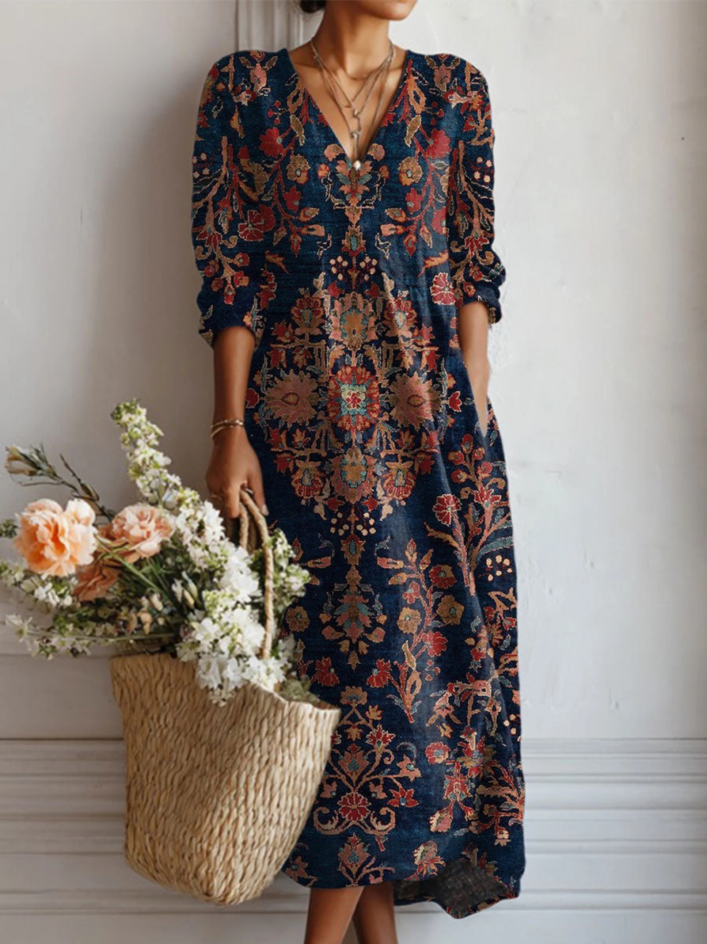 Emma | Elegant Bohemian Maxi Dress