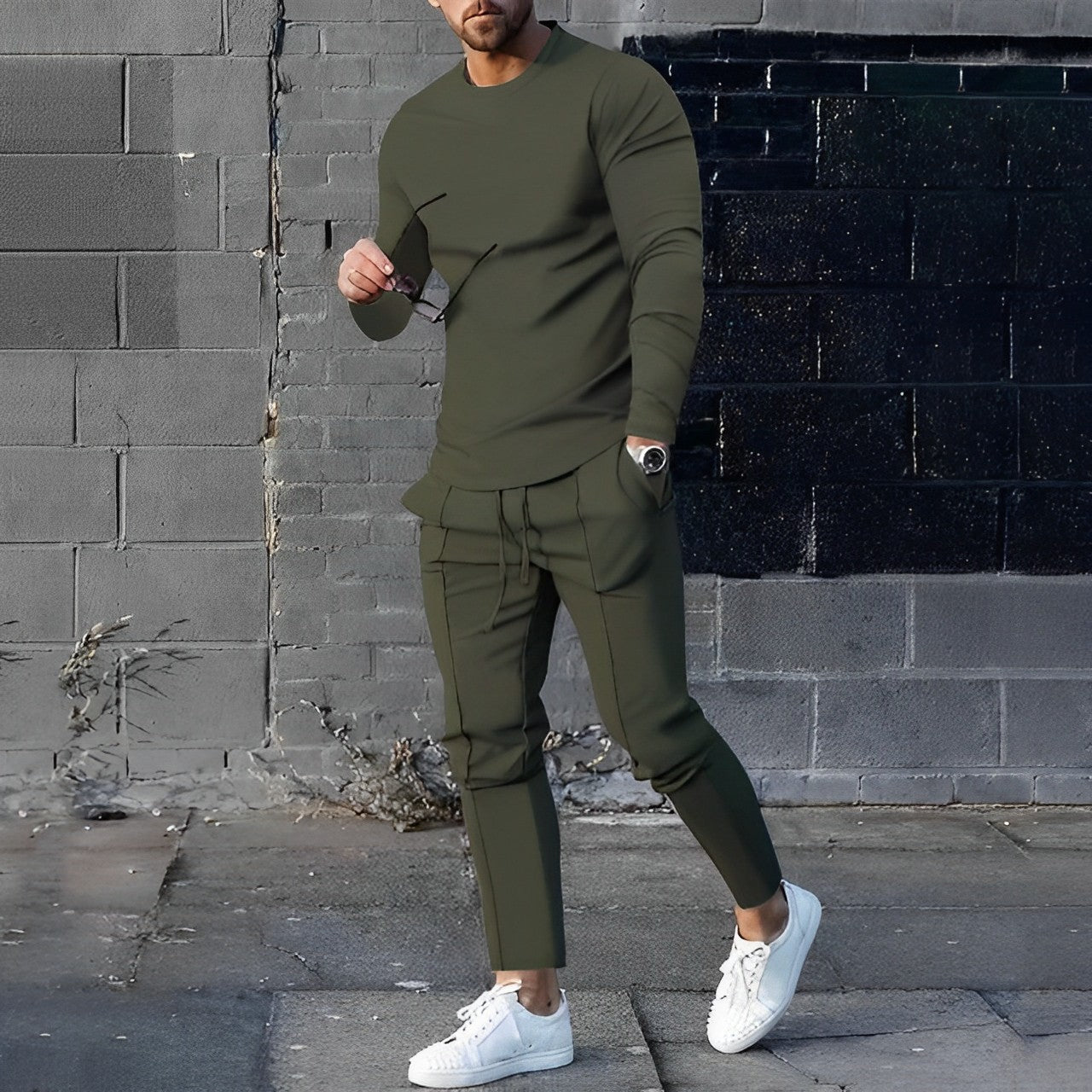 Men’s Casual Two Piece Outfit Set