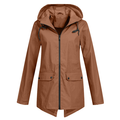 Women’s Breathable Hooded Rain Jacket