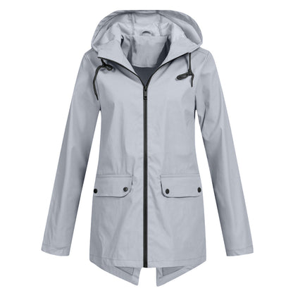 Women’s Breathable Hooded Rain Jacket