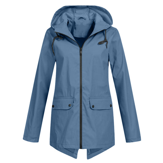 Women’s Breathable Hooded Rain Jacket