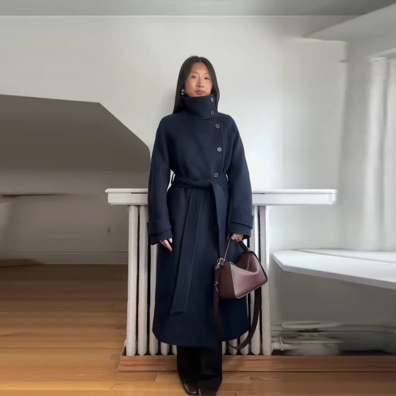 Women’s Winter Belted Cold Trench Coat