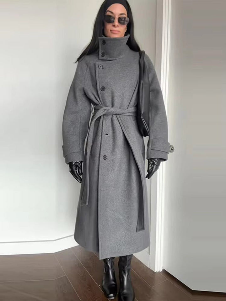 Women’s Winter Belted Cold Trench Coat