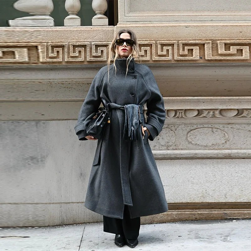 Women’s Winter Belted Cold Trench Coat