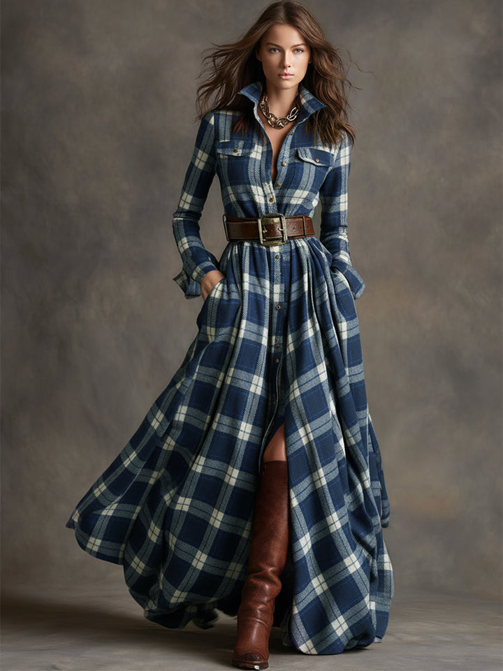 Flowy Belted Dress