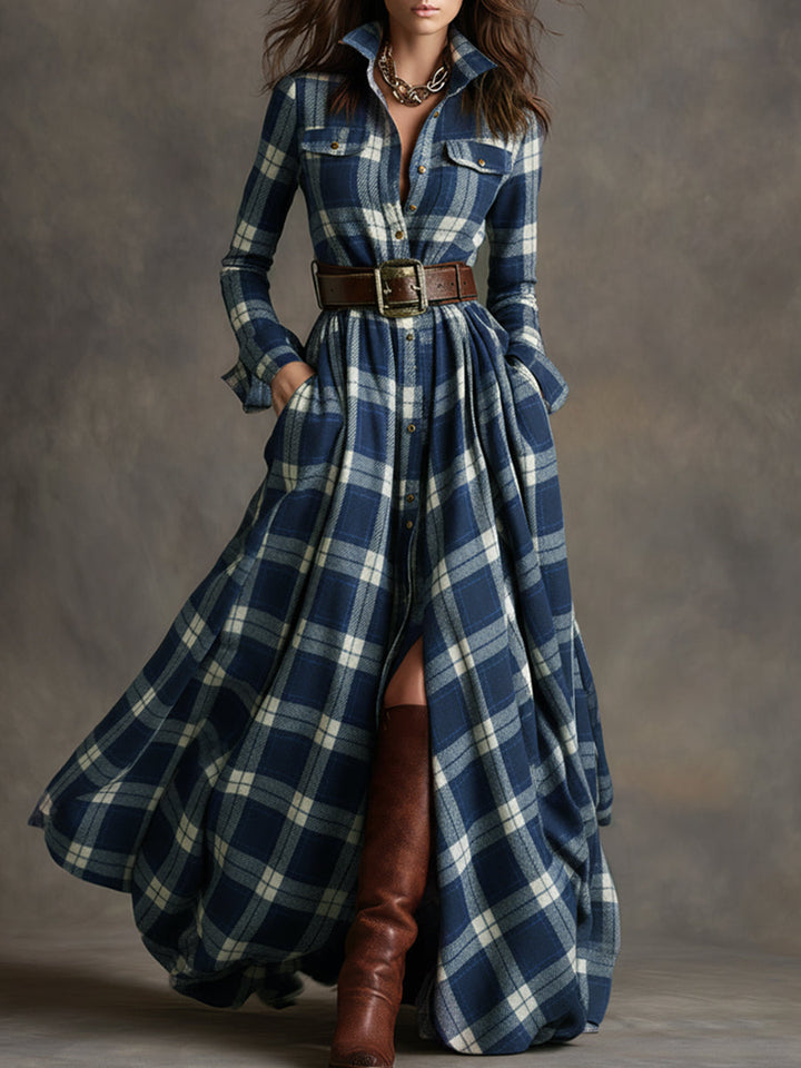 Flowy Belted Dress