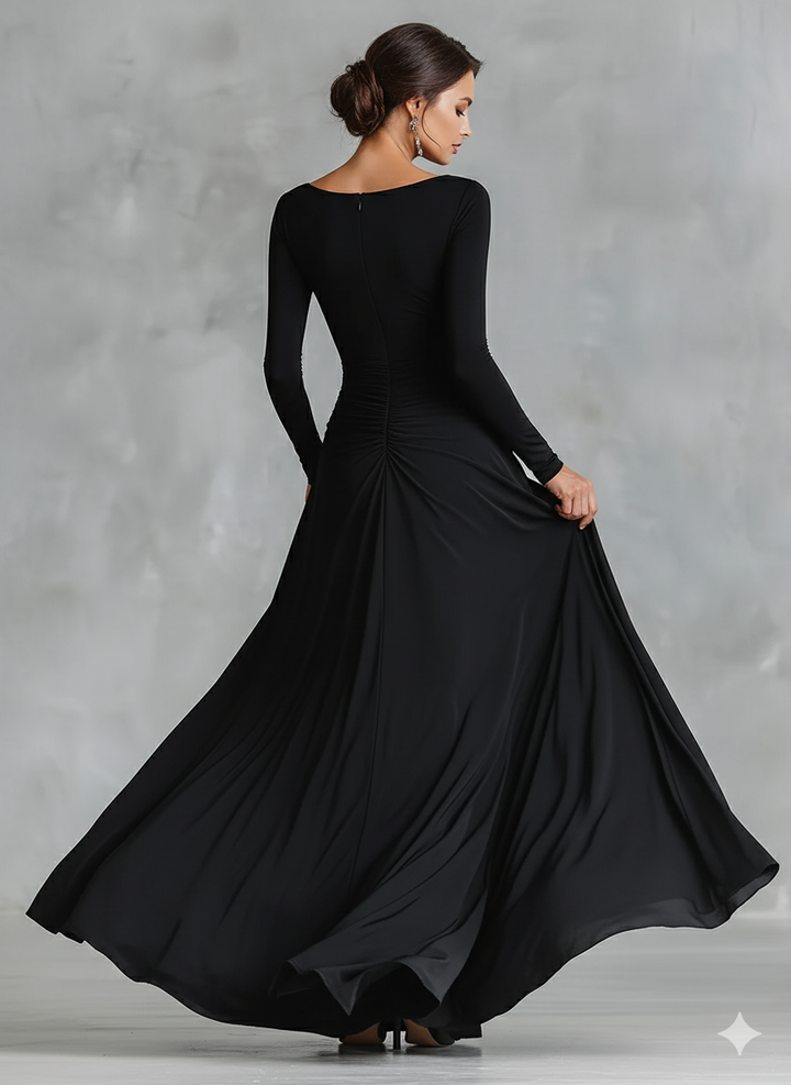 Vestido largo de elegancia sin esfuerzo