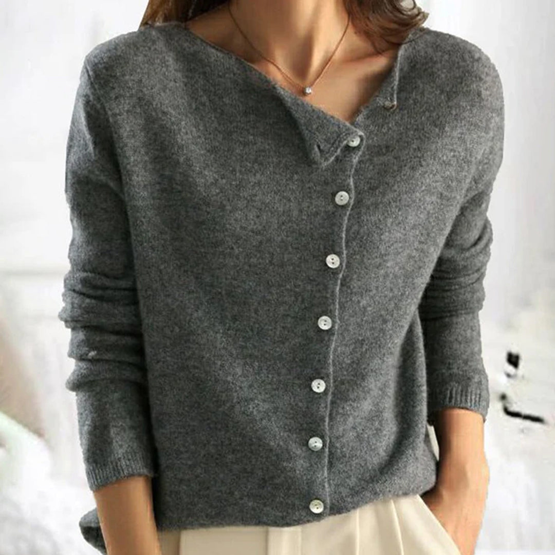 Women’s Relaxed Fit Winter Button Front Cardigan