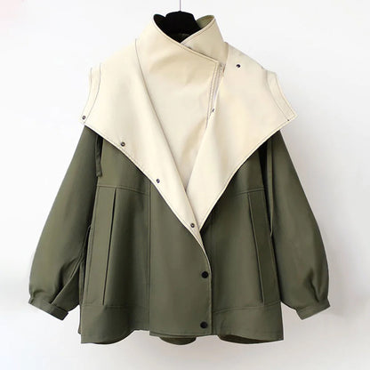 Women’s Stylish Hooded Double Layer Jacket