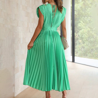 Timeless Pleated Midi Dress