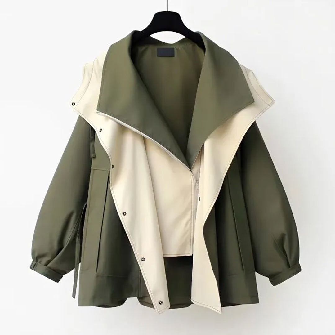 Women’s Stylish Hooded Double Layer Jacket