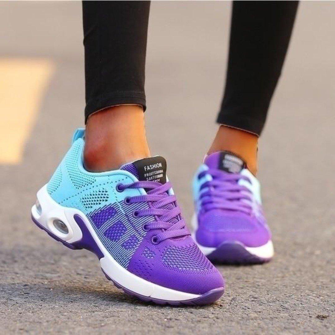 Zapatillas de correr de estilo deportivo a la moda para mujer
