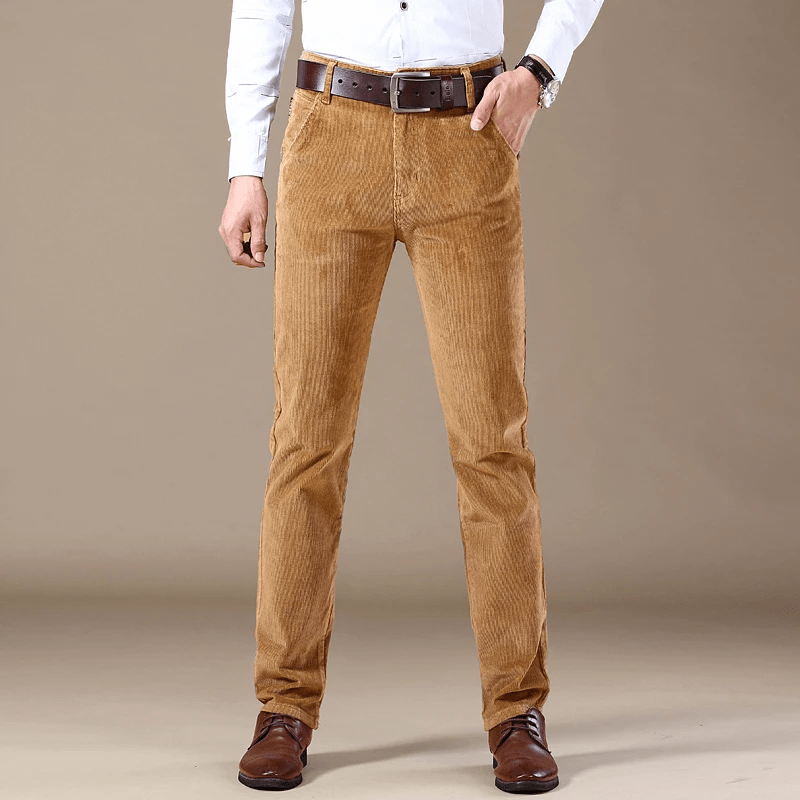 Pantalones de pana para hombre para la temporada de invierno