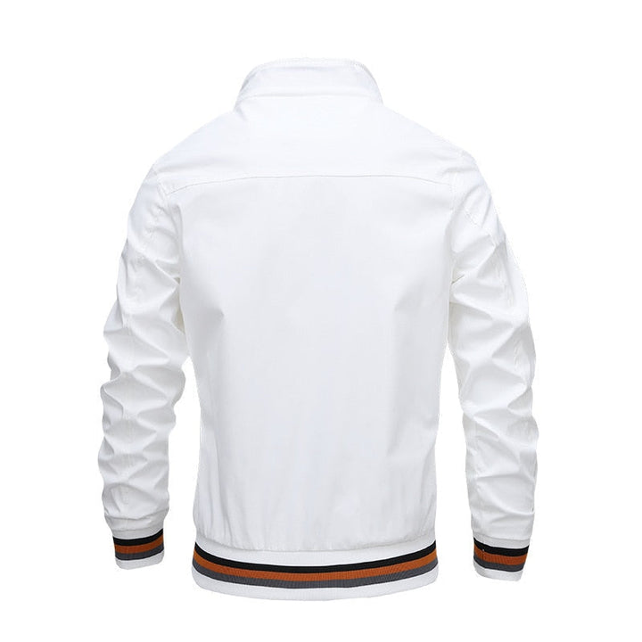 Casual Zipper Lightweight Bomber Jacket For Men