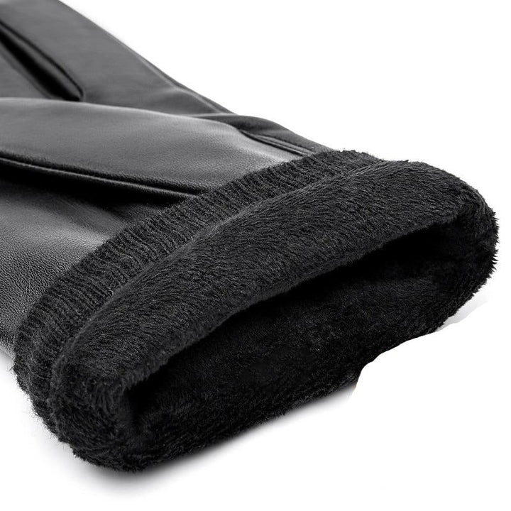 Guantes Clásicos de Invierno de Cuero Genuino