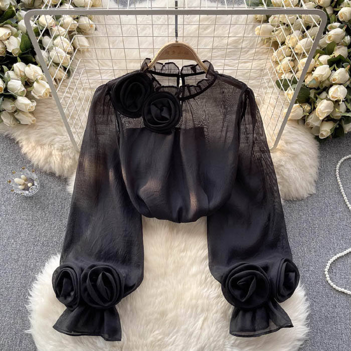 Women’s Elegant Spring Belly Cover Blouse