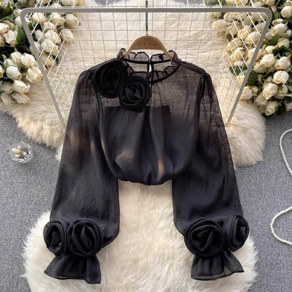 Blusa elegante para mujer que cubre el vientre, ideal para primavera