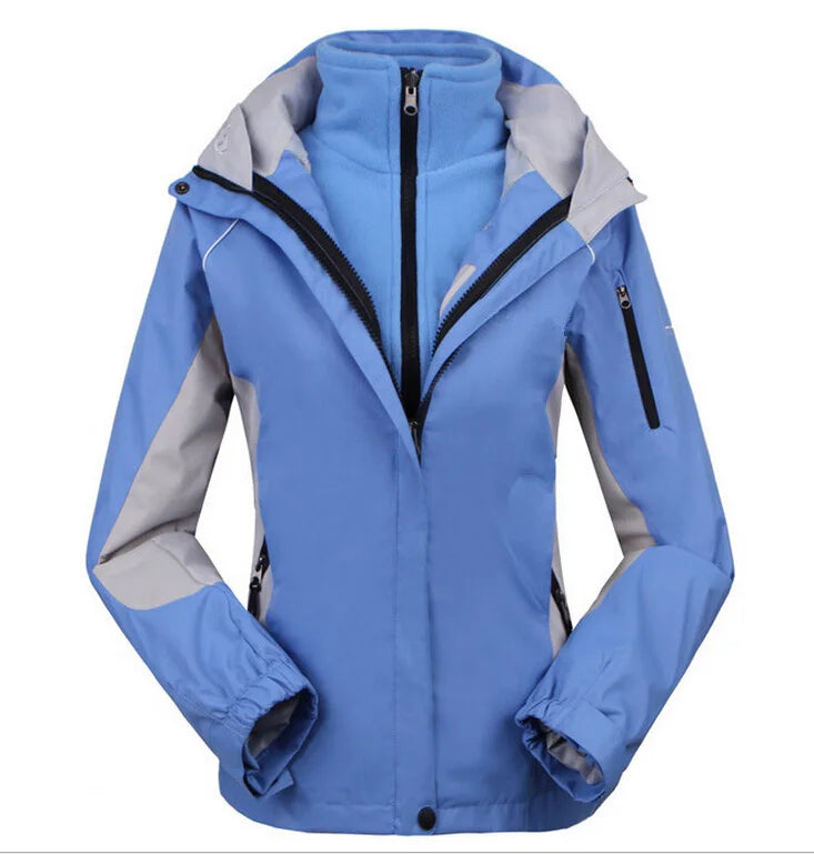 Chaqueta cortavientos impermeable de exterior para mujer
