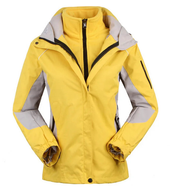 Chaqueta cortavientos impermeable de exterior para mujer