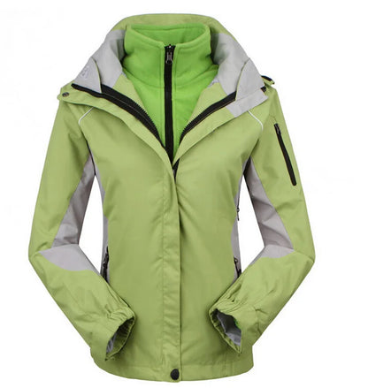 Chaqueta cortavientos impermeable de exterior para mujer