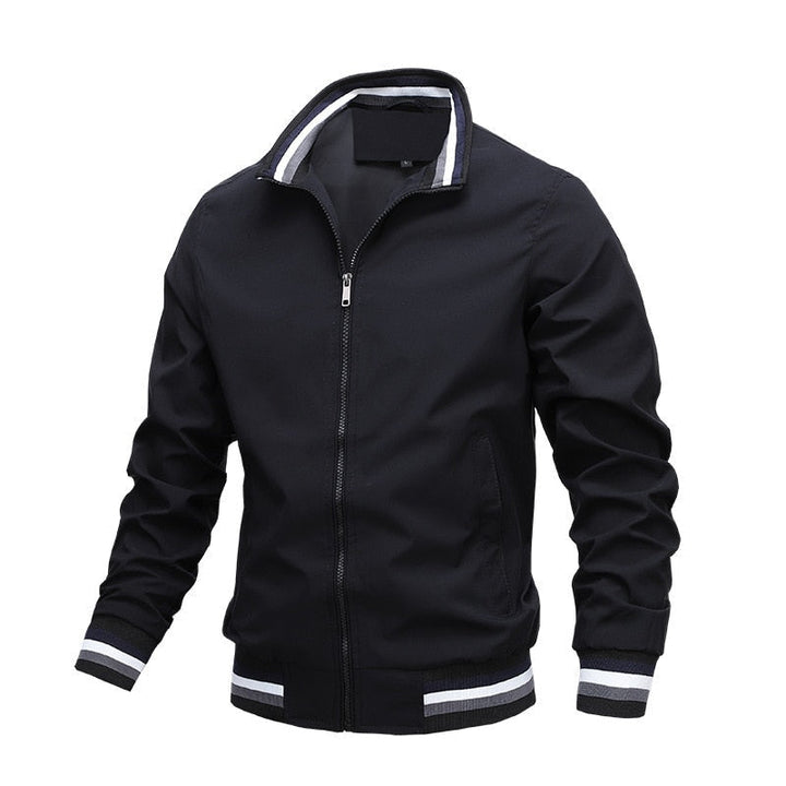 Casual Zipper Lightweight Bomber Jacket For Men