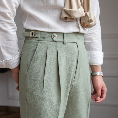 Men's Tailored Pleated Trousers