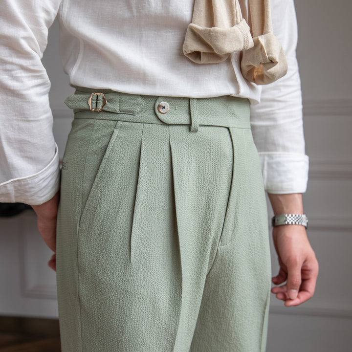 Men's Tailored Pleated Trousers