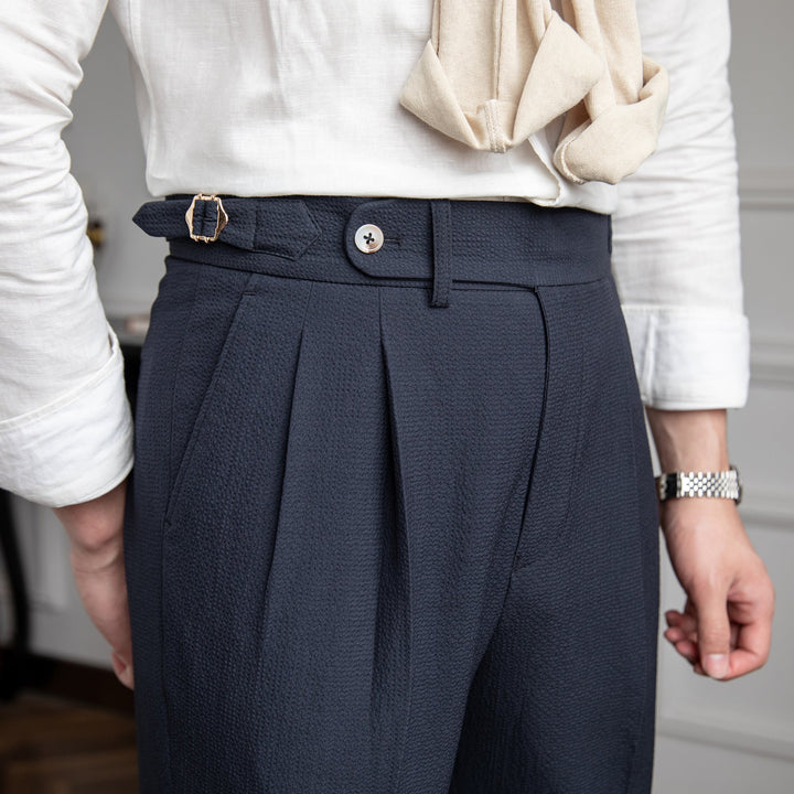 Men's Tailored Pleated Trousers