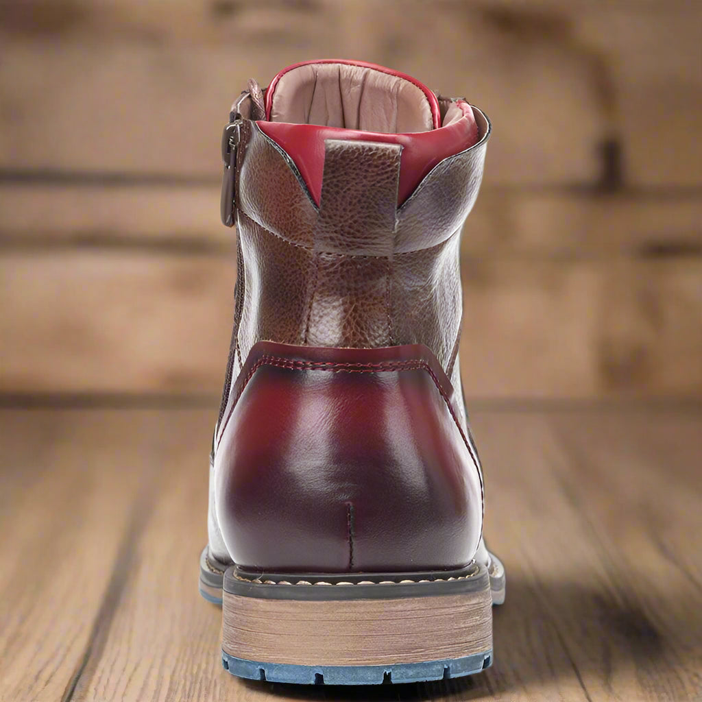 Men Fashion Zipper Design Ankle Boots