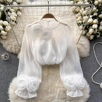 Blusa elegante para mujer que cubre el vientre, ideal para primavera