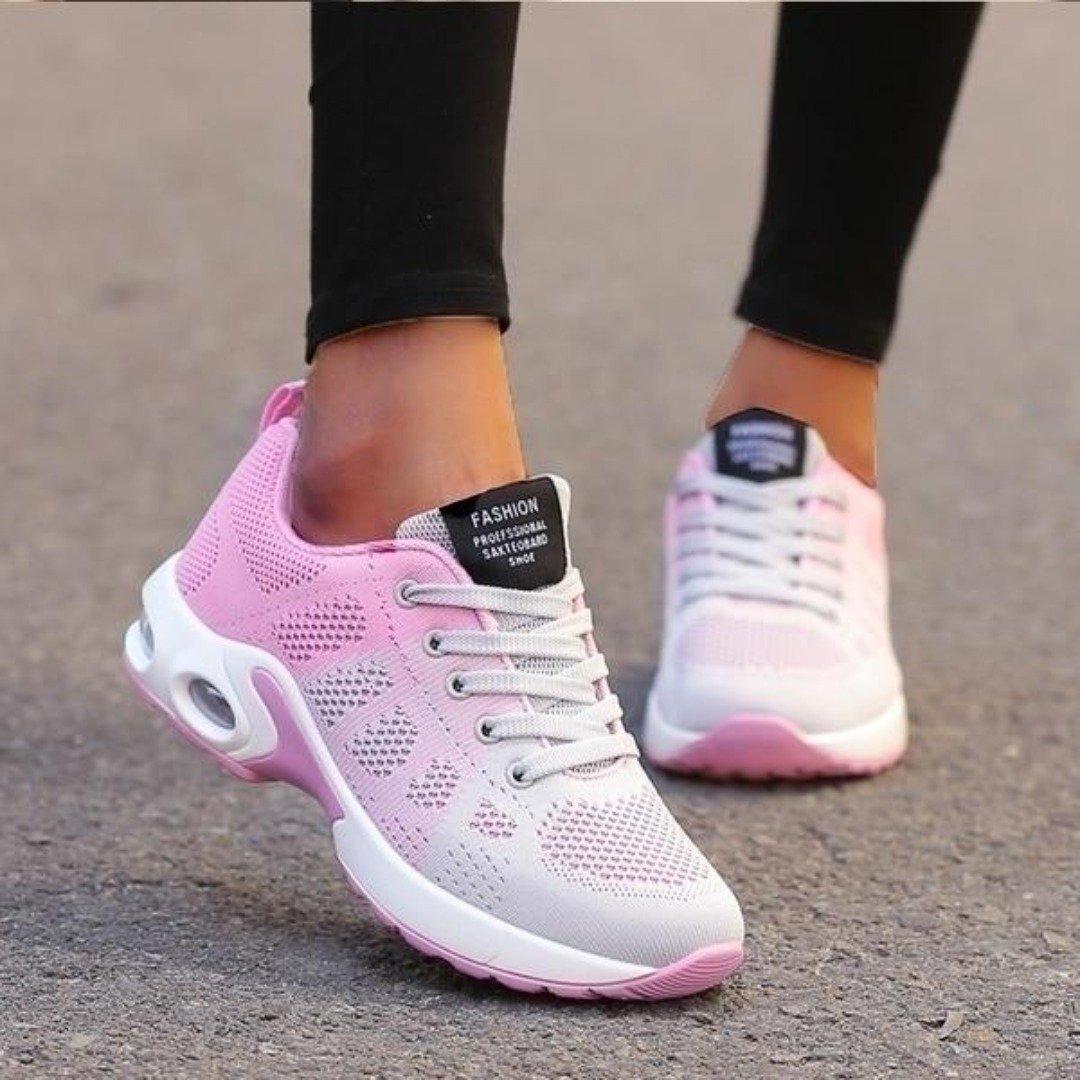 Zapatillas de correr de estilo deportivo a la moda para mujer