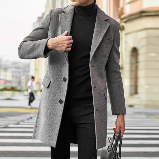 Men’s Elegant Office Style Winter Coat