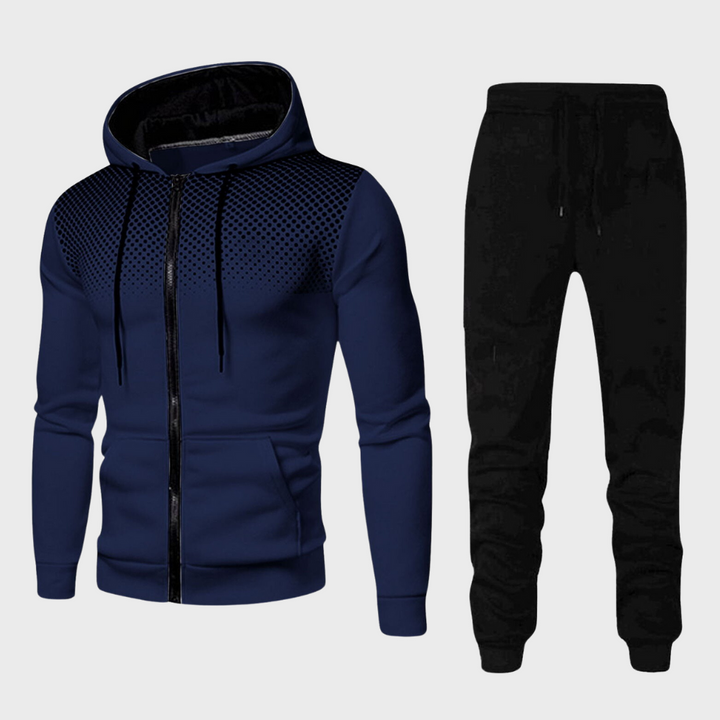 Men’s Casual Tracksuit Set with Hoodie
