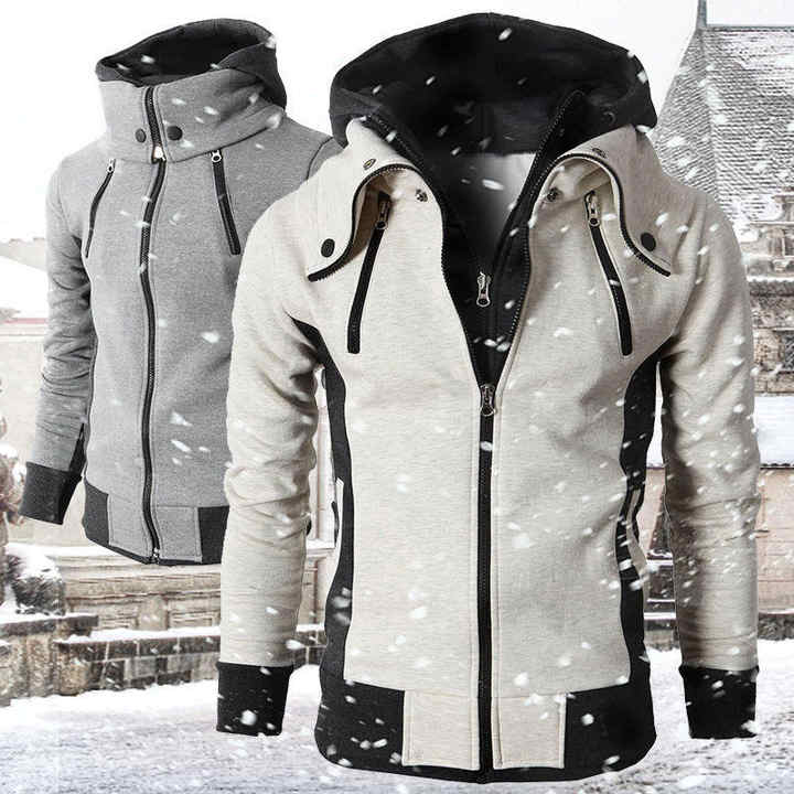 Stylish Warm Zip-up Hoodie