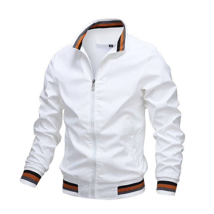Casual Zipper Lightweight Bomber Jacket For Men