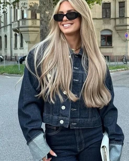 Women’s Spring Cropped Jacket Pants Set