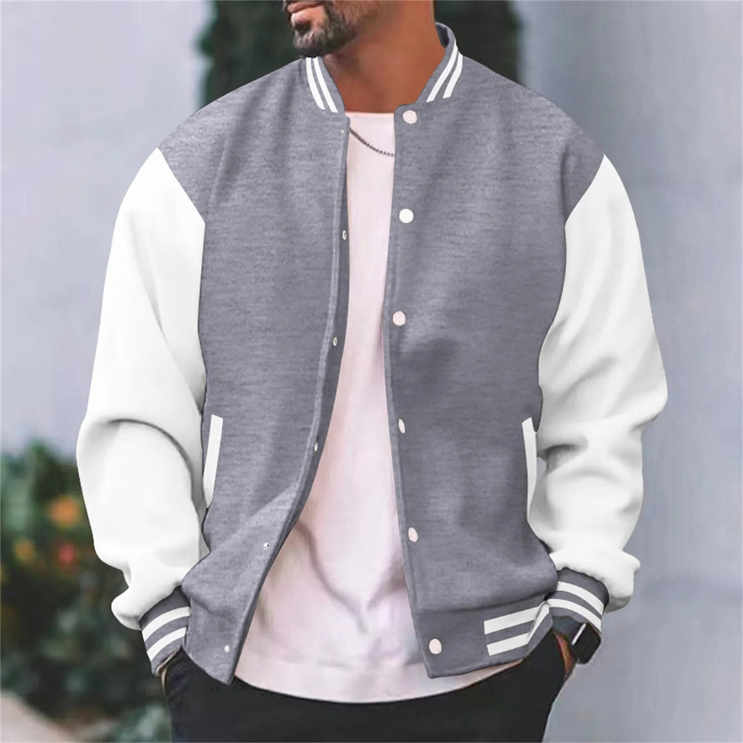 Men’s Retro Letterman Style Varsity Jacket