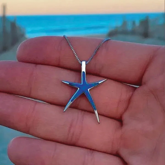 Collar con colgante de estrella de mar