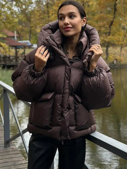Winter Oversized Puffer Jacket Women