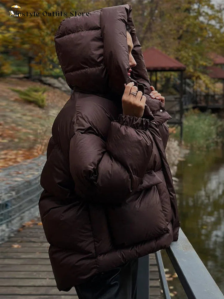 Winter Oversized Puffer Jacket Women