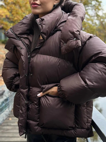 Winter Oversized Puffer Jacket Women