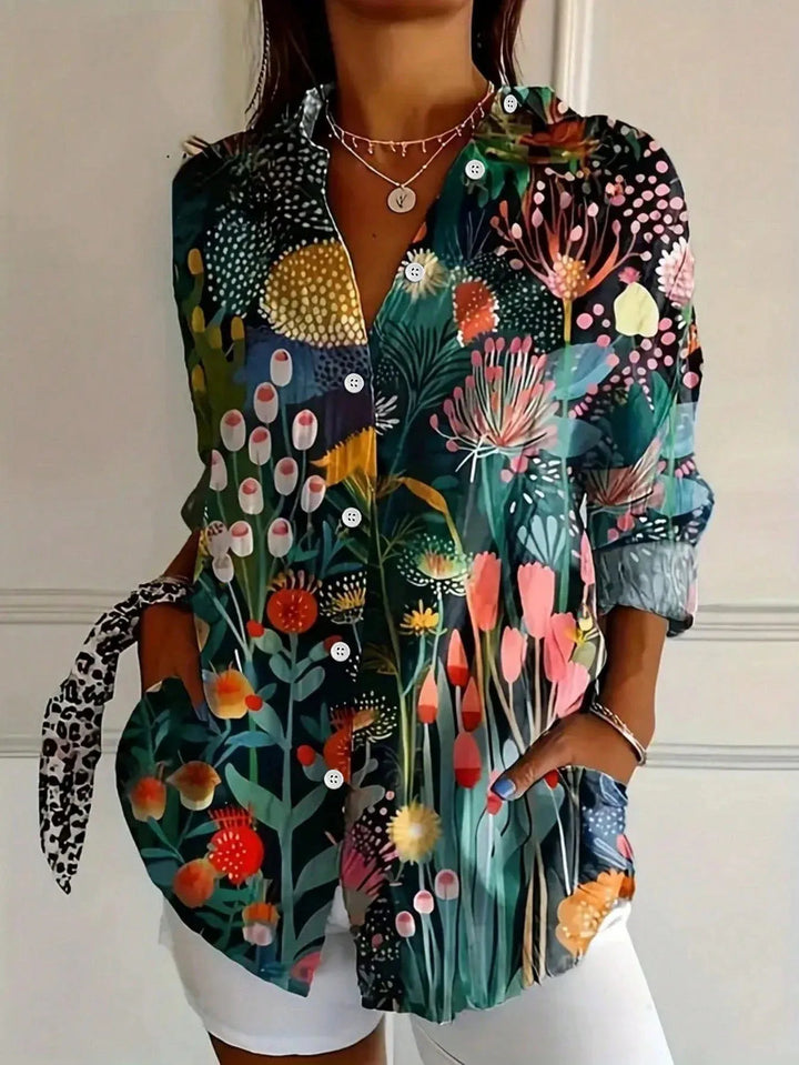 Colorful Pattern Blouse