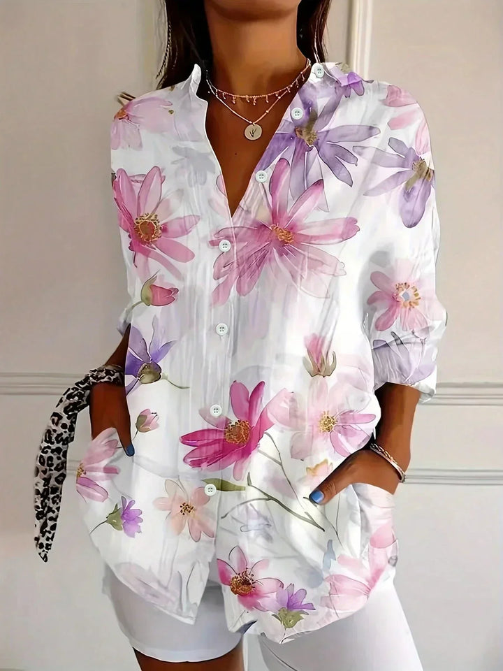 Colorful Pattern Blouse