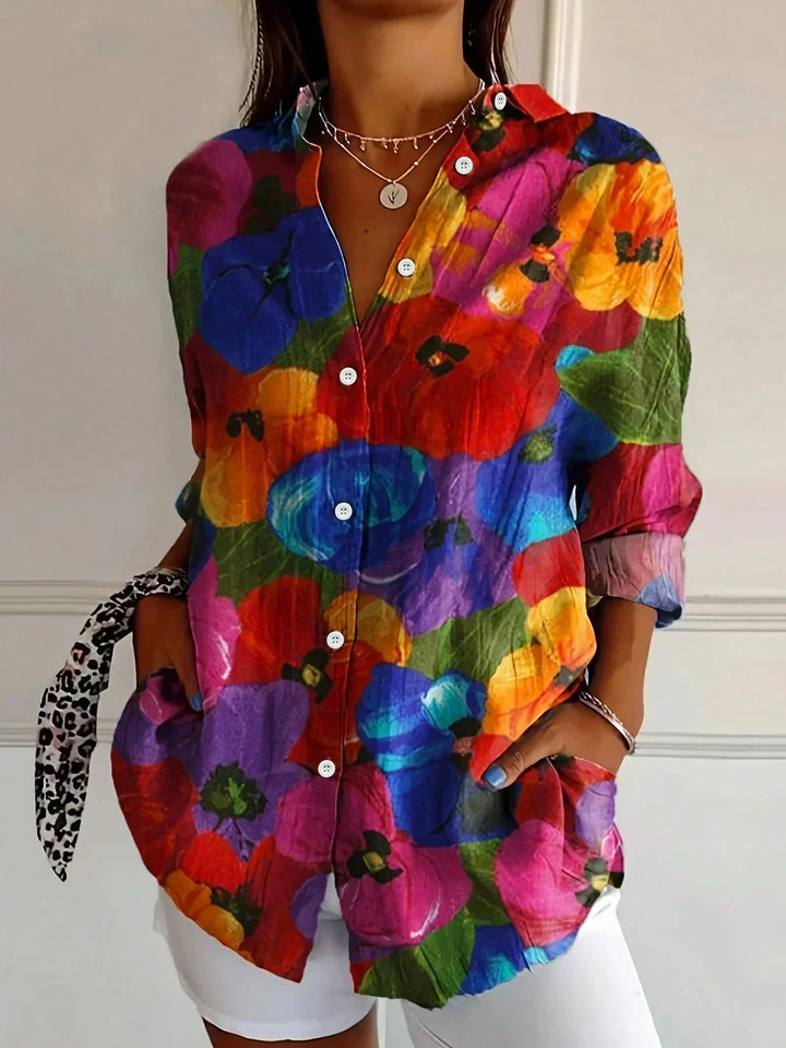 Colorful Pattern Blouse