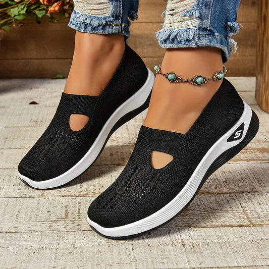 Women’s Breathable Slip-On Walking Sneakers