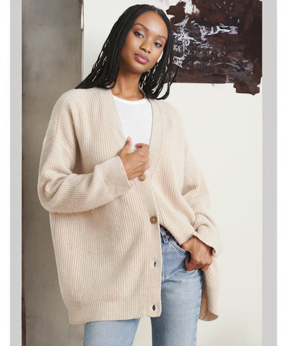 Women’s Winter Knit Casual Button Up  Cardigan